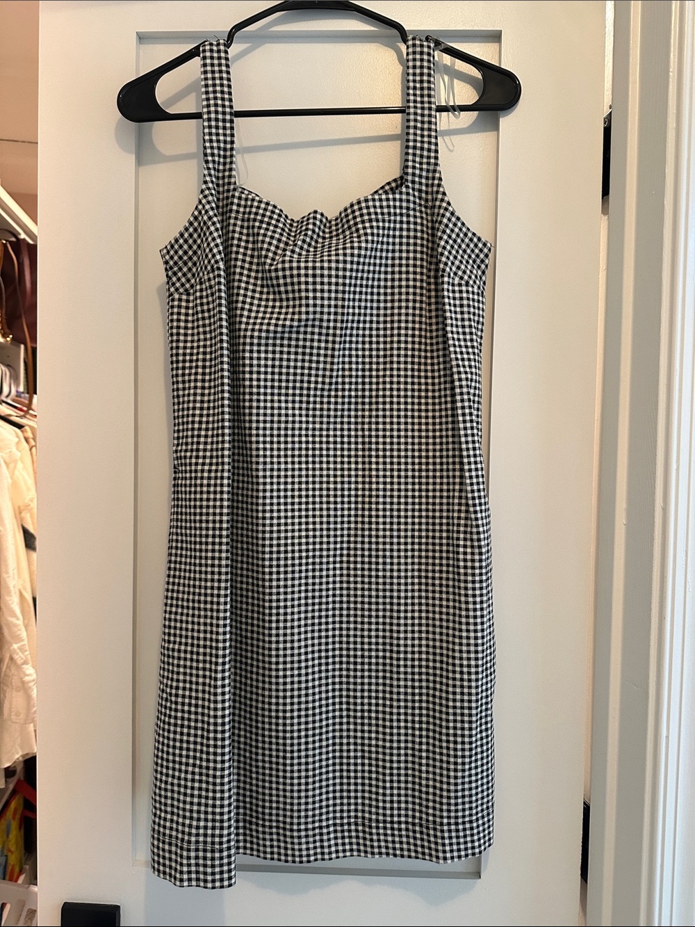 a new day Black and White Gingham Mini Dress